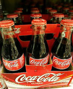 "Coca-Cola" в стеклянной бутылке