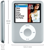 Apple - iPod nano серебристый