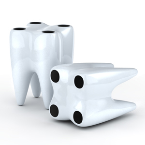 Подставка для зубных щеток Зубик