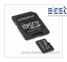 карта памяти для мобильного 2GB microSD/TransFlash, Kingston