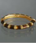 brown enamel bamboo bangle