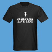 Футболка "Drum'n'bass save life" из интернет магазина trysov.net
