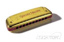 Позолоченая гармошка HOHNER Golden Melody