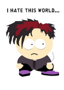 Футболка South Park "I Hate This World..."