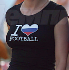 "I love football" Футболка