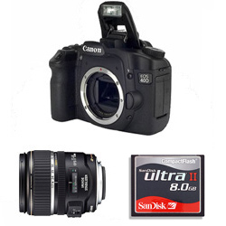 CANON EOS 40D KIT EF-S 17-85 + карта памяти SANDISK CF ULTRA II 8GB