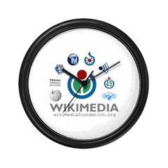 Wikimedia Wall Clock