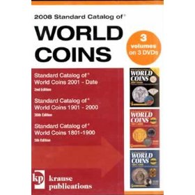 2008 Standard Catalog of World Coins 3 DVDs Set