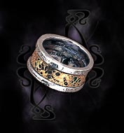 Серебрянное широкое кольцо