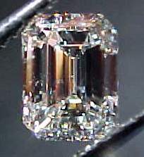 Emerald-cut 1.06 ct K/SI1