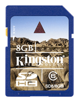 Карта памяти SDHC 8GB или больше