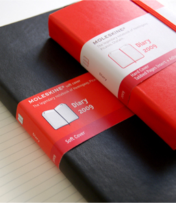 Moleskine Daily Diary, Red cover