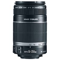 Canon EF-S 55-250mm f/4-5.6 IS Image Stabilizer Telephoto Zoom Lens