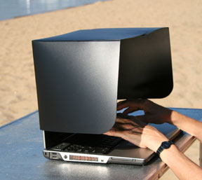 Foldable Laptop Shade