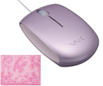 Mouse Sony Vaio VGP-UMS2P/Pi Optical Pink USB + Коврик для мыши