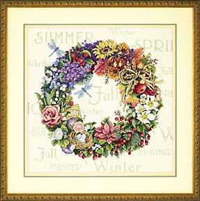 Набор для вышивания #35040 Wreath of all Seasons