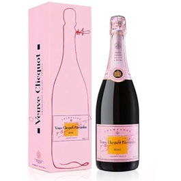 Розовое шампанское Veuve Clicquot Rose, Cristal Rose или Laurent Perrier Rose
