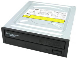 Дисковод DVD-RW SATA/ Black NEC AD-7203S