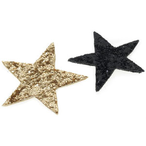 2 x Star Black Clic Clacs