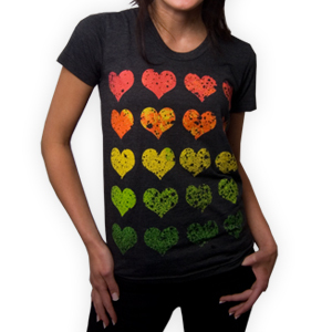 Razzle-Dazzle Hearts Tee