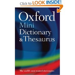 Oxford Mini Dictionary and Thesaurus