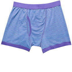 SKINNY STRIPE JERSEY TRUNKS