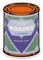 Магнит "Молоко" (голубой)