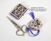 Amethyst Collection Needlebookand Fob