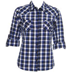 Petite Block Check Shirt