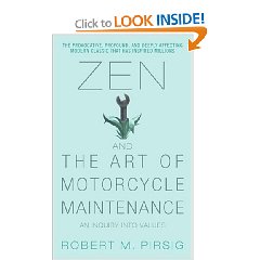 книжка "Zen and the art of motorcycle maintenance"