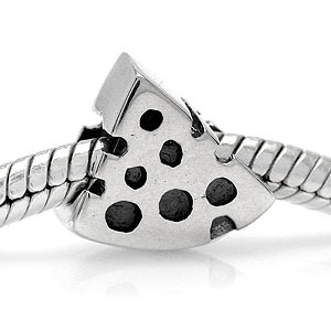 AUTH Nagara CHEESE Silver Bead fit Pandora