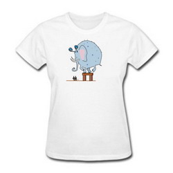 футболка со слоном