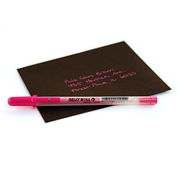 розовая гелевая ручка