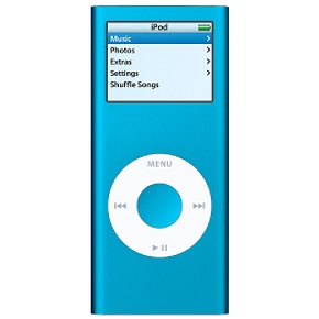 Blue iPod Nano