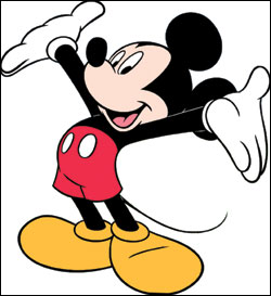 Записная книжка с Mickey Mouse