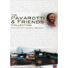 Pavarotti and Friends dvd collection