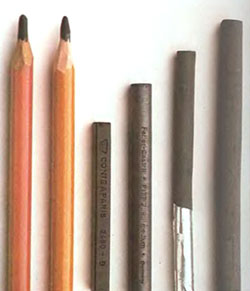 Угольные карандашики