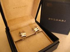 Серьги Bulgari -  B.ZERO1 small earrings in 18kt pink gold