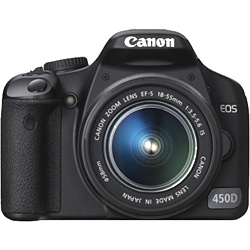 Зеркальная цифровая фотокамера CANON EOS 450D KIT EF-S 18-55 IS + 4 gb