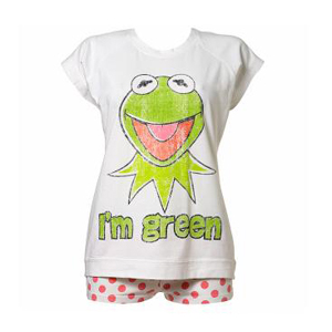 Kermit Tee and Short PJ Set