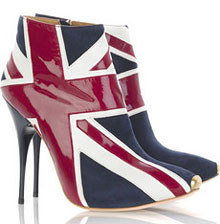 The Union Jack ankle boots