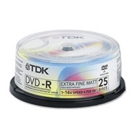 Диски DVD-R TDK 4.7Gb, Printable