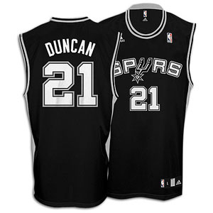 Tim Duncan game jersey replica black