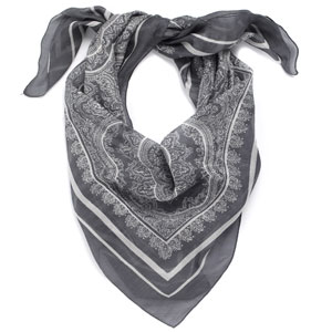 Nisheeth Paisley Silk Square Scarf