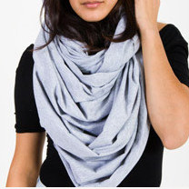 The Unisex Circle Scarf Heather Grey