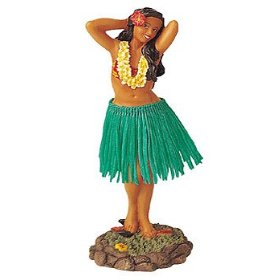 танцующая гавайская девушка
