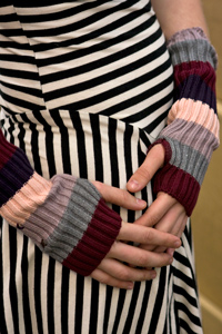 arm warmers striped