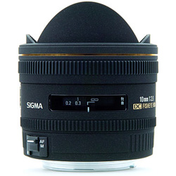 fisheye SIGMA AF 10 mm F/2.8 EX DC HSM для Canon