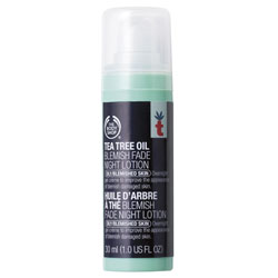 Tea Tree Oil Blemish Fade Night Lotion. The Body Shop