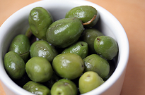 bitter green olives